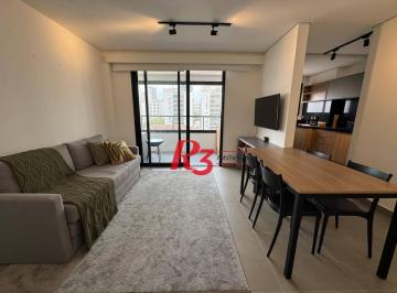 bde088434bd6d2aaaa26160613fd8ee6740c07dd · Apartamento com 1 suíte + lavabo -  à venda, 59 m² por R$ 890.000,00 - Ponta da Praia - Santos/SP