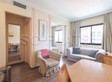 Apartamento · 30m² · 1 Quarto · 1 Vaga · Apto no The Universe mobiliado no Jardim Paulista, contendo 30m² e 1 dorm, disponível para locação.