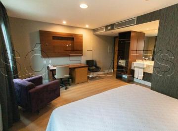 Apartamento · 27m² · 1 Quarto · 1 Vaga · Flat Bourbon Ibirapuera em Moema para locação, próximo ao Metro Eucaliptos.
