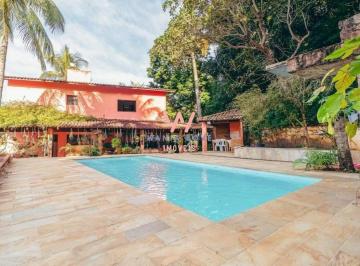 Casa · 425m² · 4 Quartos · 4 Vagas · Sobrado a 50m da Praia, com 4 dormitórios à venda, 425m² por R$2.800.000 - Guaecá - São Sebastião/SP