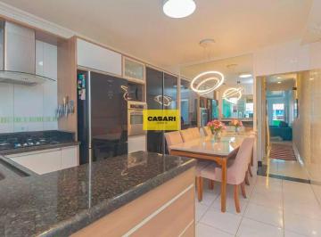 Casa · 169m² · 3 Quartos · 3 Vagas · Sobrado 169m², 3 Dorms, Suíte e Área Gourmet – Vila Linda, Santo André