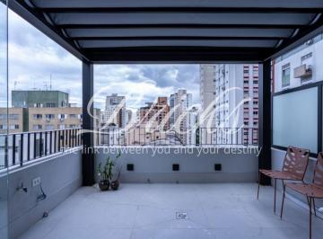 Apartamento · 76m² · 1 Quarto · 1 Vaga · Cobertura duplex a venda no Jardim Paulista - nova e montada