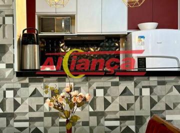 Apartamento · 39m² · 2 Quartos · 1 Vaga · Apartamento mobiliado com piscina - 2 quartos Jardim City - Guarulhos