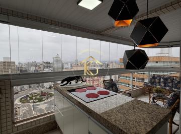 Apartamento · 104m² · 2 Quartos · 2 Vagas · Apartamento BOQUEIRÃO Praia Grande 2 dormitórios 2 suítes vista MAR