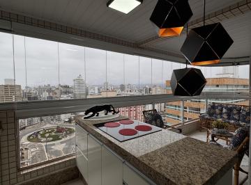 Apartamento · 104m² · 2 Quartos · 2 Vagas · Apartamento BOQUEIRÃO Praia Grande 2 dormitórios 2 suítes vista MAR