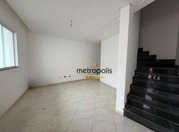 Sala · Sobrado com 3 dormitórios para alugar, 100 m² por R$ 2.940,00/mês - Vila Príncipe de Gales - Santo A