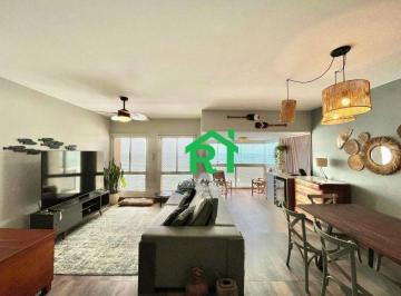 Sala · Apartamento com 3 dormitórios à venda, 119 m² por R$ 980.000,00 - Pitangueiras - Guarujá/SP