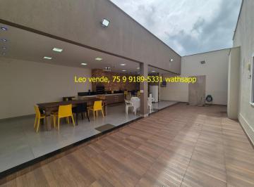 Casa de 3 quartos, Feira de Santana · Leo vende, bairro Vila Olímpia, 3\4 suíte, goumert, energia solar