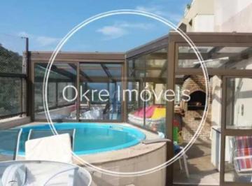Apartamento · 252m² · 4 Quartos · 2 Vagas · Cobertura linear com 252m² em São Conrado com terraço, piscina e vista para o ve