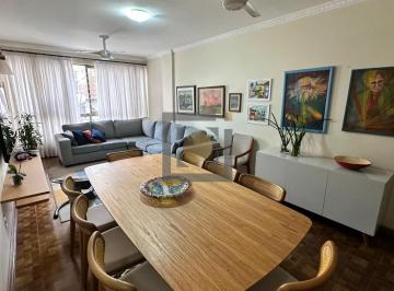 Foto 01 · Luxuoso apartamento de 3 quartos com suíte e vaga na Pompéia, Santos-SP: 138m² para você!