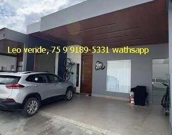 Casa de 3 quartos, Feira de Santana · Leo vende, bairro Sim, 3|4 suíte, fino acabamento.