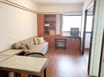 Apartamento · 28m² · 1 Quarto · 1 Vaga · Flat com excelentes serviços e ótima localização no Jardim Paulista. Sem burocrcia na locação.