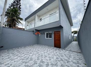 Casa · 90m² · 2 Quartos · 2 Vagas · Sobrado com 2 quartos, Bopiranga, Itanhaém - R$ 455 mil, Cod: 2380
