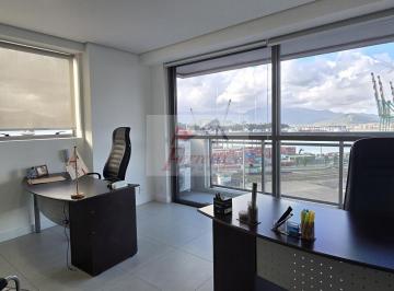 Comercial · 50m² · 1 Vaga · Sala comercial com 50,79m² mobiliada e climatizada Em edifício em Valongo, Santos/SP