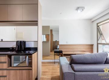Apartamento · 32m² · 1 Quarto · 1 Vaga · Studio mobiliado em Pinheiros
