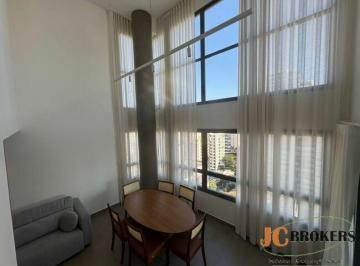 Apartamento · 91m² · 2 Quartos · 1 Vaga · Apartamento duplex mobiliado com 91m² de área útil, 2 suítes, 1 vaga
