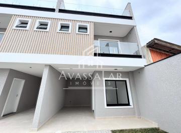 Casa · 110m² · 2 Quartos · 2 Vagas · Sobrado de alto padrão com 3 dormitórios à venda no Sítio Cercado - Curitiba/PR