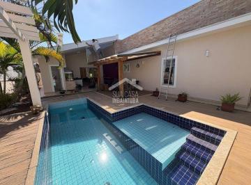 Casa · 250m² · 4 Quartos · 4 Vagas · Casa terrea 4 quartos, escritório e piscina em Condomínio de Alto Padrão em Indaiatuba