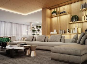 Living · Luxuoso e pronto para morar à venda no Ecoville , Curitiba-PR: 4 quartos, 4 suítes, 6 banheiros, 4 v