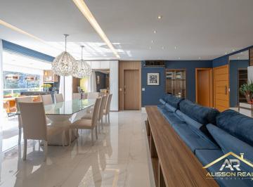 Apartamento · 224m² · 3 Quartos · 2 Vagas · Apto sofisticado de 224m², 3 Suítes, Varanda Gourmet no Tamboré - SP.