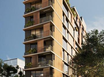 Fachada · Apartamento à venda no Batel, Curitiba-PR! 1 quarto, 1 banheiro, 1 vaga de garagem. 53,91 m² de área