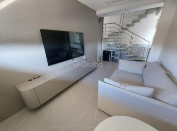 foto 21 b - sala tv · Apartamento Duplex com 2 suítes e 98m² privativos nos Ingleses do Rio Vermelho, Florianópolis