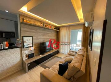 ffa1cd6077a8a9a148ba6aaab0fd8b0ddf7ae0f4 · Apartamento com 2 dormitórios à venda, 70 m² por R$ 780.000,00 - Vila Belmiro - Santos/SP