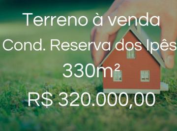 Terreno · 330m² · Terreno à venda, no Condomínio Reserva dos Ipês - Uberlândia/MG