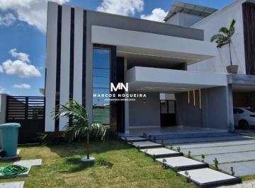 Casa de 3 quartos, Eusébio · CASA PLANA CIDADE ALPHAVILLE TERRAS 4, 3 suítes, 4 vagas, fino acabamento