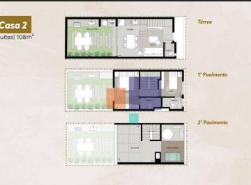 Casa · 108m² · 3 Quartos · 2 Vagas · Casa em Campo Belo, São Paulo/SP de 108m² 3 quartos à venda por R$ 1.770.000,00