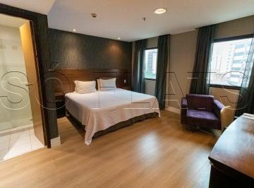 Apartamento · 27m² · 1 Quarto · 1 Vaga · Flat em Indianópolis, São Paulo/SP de 27m² 1 quartos para locação R$ 2.450,00/mes