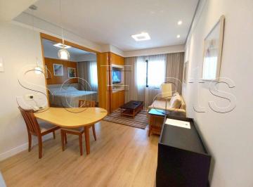 Apartamento · 33m² · 1 Quarto · 1 Vaga · Flat prox. a Av. Ibirapuera, Metrô Moema do Metrô, e grandes comércios em seu entorno.