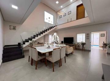 Casa · 307m² · 4 Quartos · 5 Vagas · Casa com 4 quartos (3 suíte) à venda no Residencial Villa D'Aquila, Piracicaba - SP
