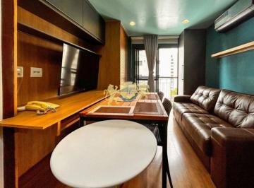 Apartamento · 35m² · 1 Quarto · 1 Vaga · Flat com 1 Quarto para alugar, 35m² - Moema