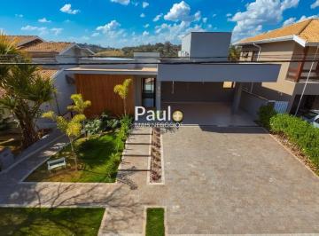 Casa · 310m² · 3 Quartos · 4 Vagas · Casa à venda em Valinhos, Condomínio Residencial Terras do Caribe, com 3 suítes, com 310 m²
