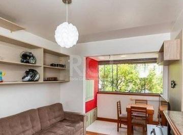 Apartamento · 44m² · 1 Quarto · 1 Vaga · Apartamento para Venda - 43m², semi mobiliado, 1 dormitório, churrasqueira e 1 vaga de garagem no ba