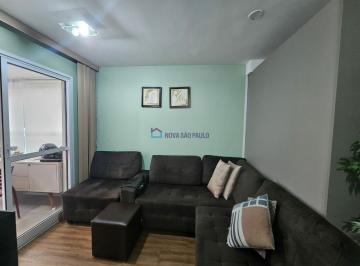 Apartamento · 66m² · 2 Quartos · 1 Vaga · Apartamento semi mobiliado 2 quartos com varanda em Santo Amaro
