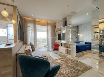 Apartamento · 54m² · 1 Quarto · 1 Vaga · Horizonte JK | Apartamento mobiliado 54m² com suíte e varanda entre Itaim Bibi e Vila Nova Conceição