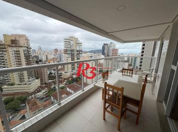 9eb33180f203dc3cb4b82d36c80a7038f1d9ed7b · Apartamento à venda, 106 m² por R$ 2.015.000,00 - Gonzaga - Santos/SP