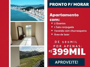 Apartamento de 2 quartos, Itapema · ITAPEMA SC Apto Pronto p/ morar, Varanda com churrasqueira. OPORTUNIDADE