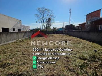 Terreno , Imbituba · Lote em Estrada da Lagoa do Quintino - Araçatuba - Imbituba/SC
