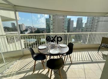 Apartamento · 55m² · 1 Quarto · 1 Vaga · Apartamento no Brooklin 55m² - Frente pra Marginal
