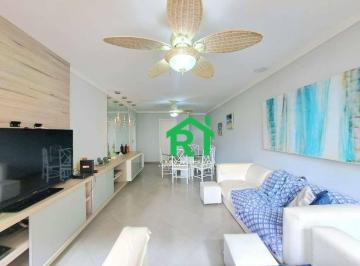 ea5d119bee45ca76d7cfb101593b4abe7dc59d9f · Apartamento 1 quadra do mar, 4 dormitórios à venda, 130 m² por R$ 600.000 - Pitangueiras - Guarujá/S