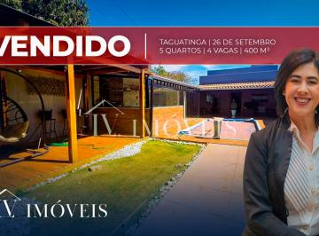 Casa de 5 quartos, Vicente Pires · CASA EM CONDOMÍNIO NA COLÔNIA AGRÍCOLA 26 DE SETEMBRO RUA 1 CINCO QUARTOS