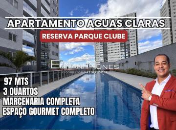 Foto 01 · APARTAMENTO RESERVA PARQUE CLUBE AGUAS CLARAS 3 QUARTOS (AP00083)