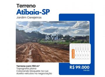 Foto 01 · Terreno plano à venda em Atibaia-SP, Jardim Cerejeiras, 150 m² de área! Venha conferir!