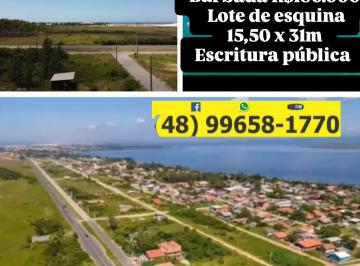 Terreno , Laguna · Terrenos de esquina com calçadamento próximo da Lagoa Cigana Farol Sta Marta