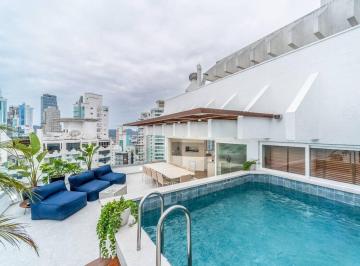 Apartamento · 650m² · 5 Quartos · 4 Vagas · Cobertura Duplex Mobiliada Frente Mar com 5 Suítes à Venda no Ed. Theiss Heim em Balneário Camboriú