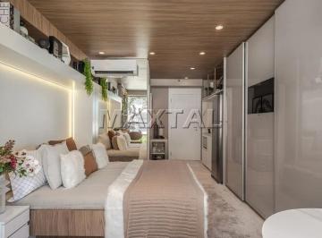 Apartamento · 41m² · 1 Quarto · 1 Vaga · Studio à venda, em construção, de 40 m², com varanda, 1 suíte e 1 vaga de garagem, em Santo Amaro.