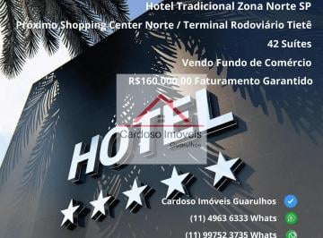 hotel-zona-norte-de-sao-paulo1755550989003.png · Hotel Tradicional à VENDA, Fundo de Comércio, Próximo Expo Center Norte, Vila Maria, São Paulo, SP -